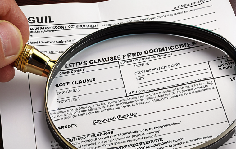 ** A stack of Letter of Credit documents with magnifying glass highlighting ambiguous clauses like "subject to buyer's approval," with a frustrated exporter looking on. The scene depicts a "soft clause" trap in L/C terms.

**