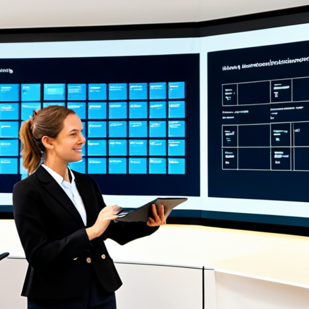 A diverse group of professionals, fully clothed in modest business attire, are actively collaborating in a bright, modern learning hub. They are gathered around a large, interactive digital screen displaying complex international trade documents and data. One member points to a specific term on the screen while a senior mentor, dressed in a professional suit, thoughtfully provides guidance. Other participants are engaged in lively discussion, taking notes on tablets and open notebooks. The scene emphasizes focused learning and professional development through communal interaction. Natural lighting illuminates the contemporary interior. Professional photography, high resolution. Perfect anatomy, correct proportions, natural pose, well-formed hands, proper finger count, natural body proportions. Safe for work, appropriate content, fully clothed, professional, family-friendly.