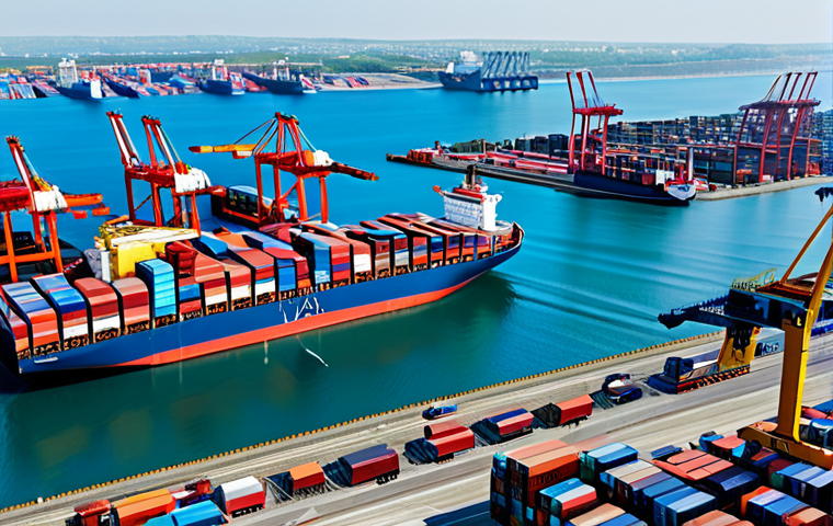 무역영어 시험 성적 분석 및 활용 - **International Trade Negotiation:** Two professionals, one male and one female, in formal business ...