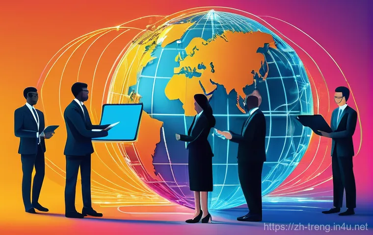 무역영어 시험과 실제 비즈니스 활용 사례 - **Prompt:** "A male international trade specialist, mid-30s, with a serious yet composed demeanor, i...