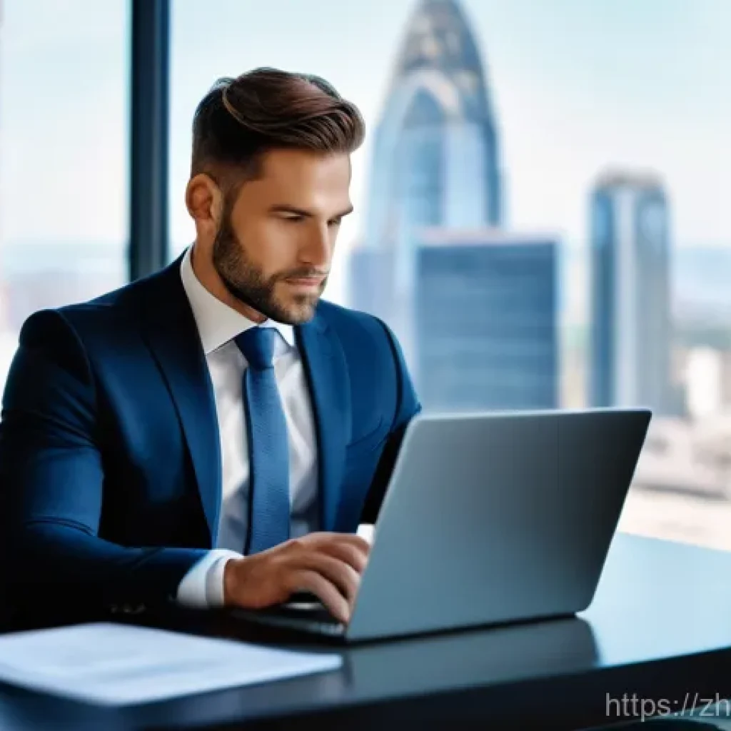 무역영어 자격증 취득 후의 업무 활용 사례 - **Prompt for Professional Communication & Negotiation:**
    "A confident, diverse male professional...