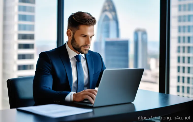 무역영어 자격증 취득 후의 업무 활용 사례 - **Prompt for Professional Communication & Negotiation:**
    "A confident, diverse male professional...