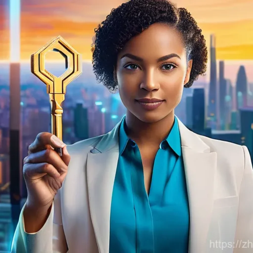 무역영어 자격증과 관련된 산업 동향 - **Prompt 1: The Golden Key to Global Trade Success**
    A confident, diverse female professional in...