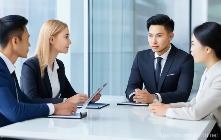 무역영어 실기시험 준비의 핵심 포인트 - **Prompt:** A professional Asian woman in her late 20s or early 30s, dressed in a smart business bla...