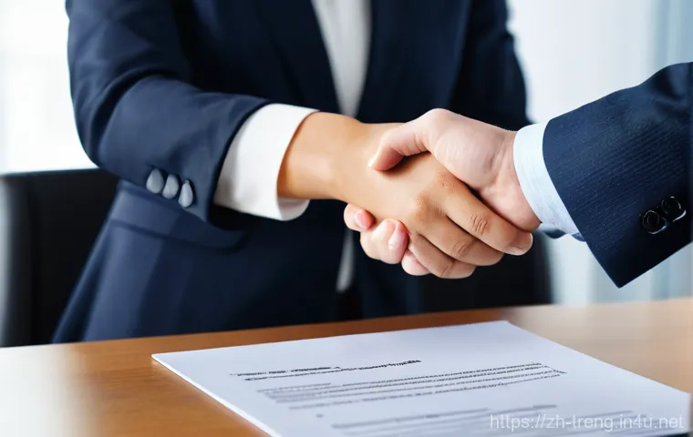 무역영어 학습에서 필수적으로 알아야 할 점 - **Prompt:** A diverse group of five international business professionals, consisting of men and wome...