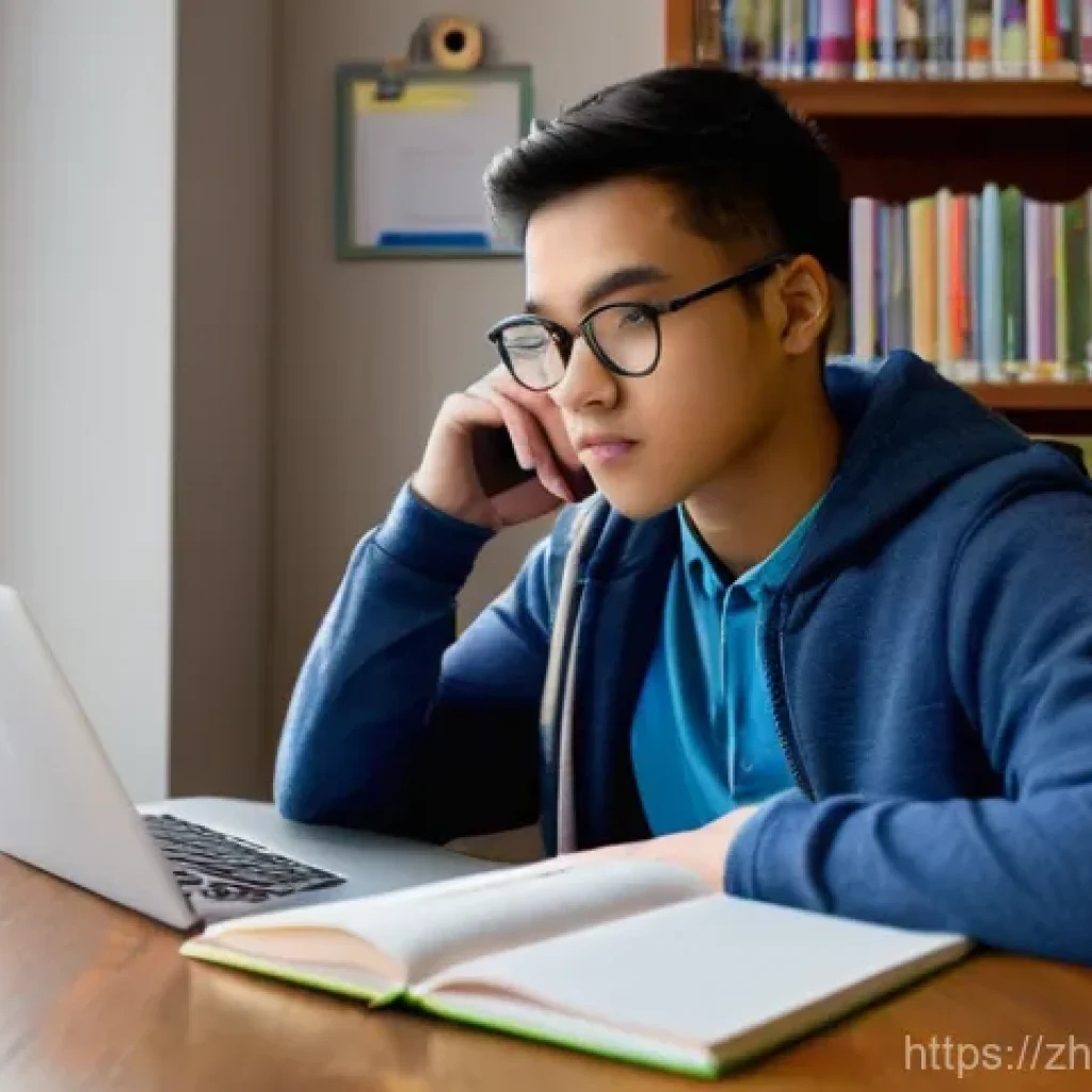 무역영어 필기시험 대비 완벽한 준비법 - **Prompt:** A young adult student, gender-neutral, in their early twenties, deeply immersed in study...