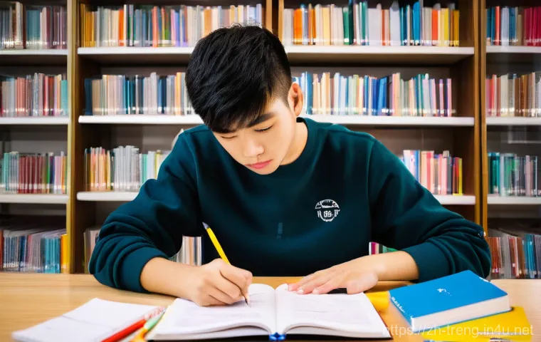 무역영어 필기시험 대비에서 필요한 자료 활용법 - **Prompt 1: The Organized Scholar's Haven**
    A bright, clean, and modern study space with a young...