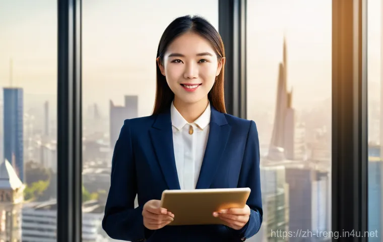 무역영어 자격증과 실무 프로젝트 기회 - **Prompt: "The Golden Signboard of International Trade English Certificates"**
    A radiant, confid...