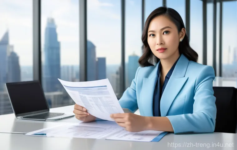 무역영어 실기 과목 심층 분석 - **Prompt:** A dynamic, brightly lit modern office setting. Two business professionals, one appearing...