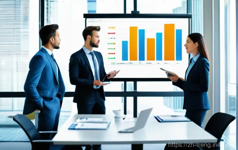 무역영어 시험 대비로 얻는 추가적인 스킬 - **Prompt 1: Data Collection and Organization**
    "A bright, modern office interior at dawn, with a...