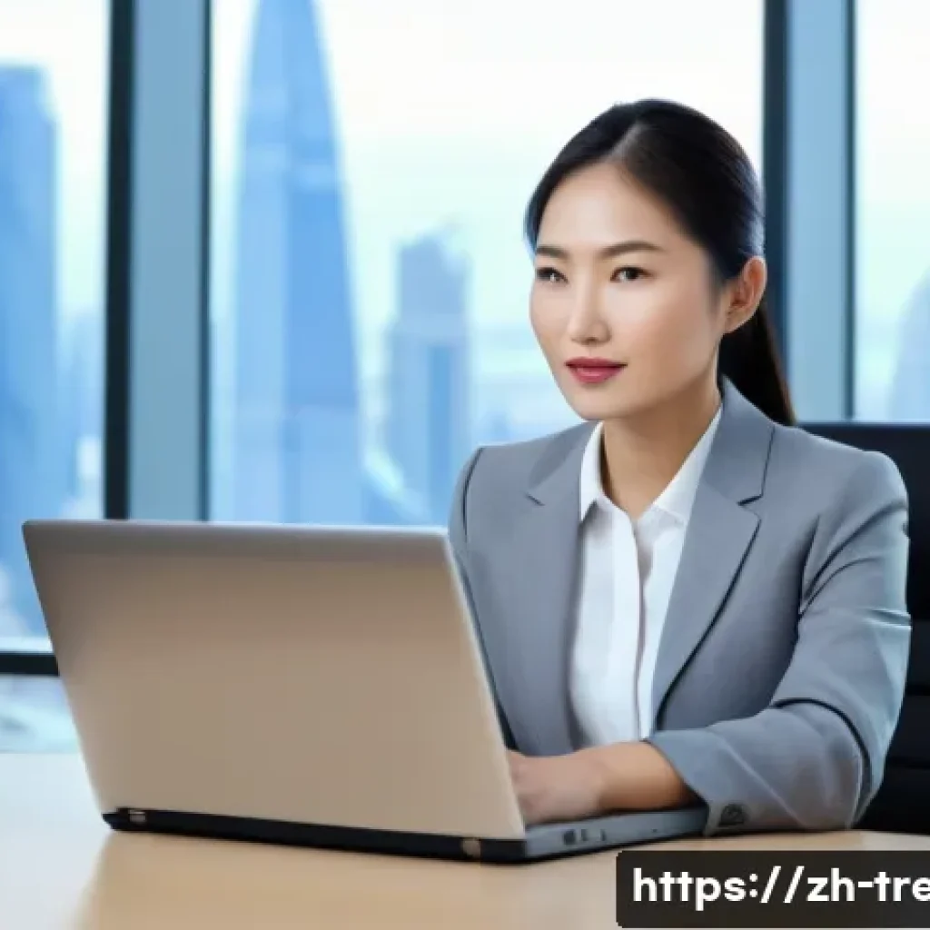 무역영어 연봉 협상 전략 - A professional international business negotiation scene featuring a confident Asian woman in smart b...